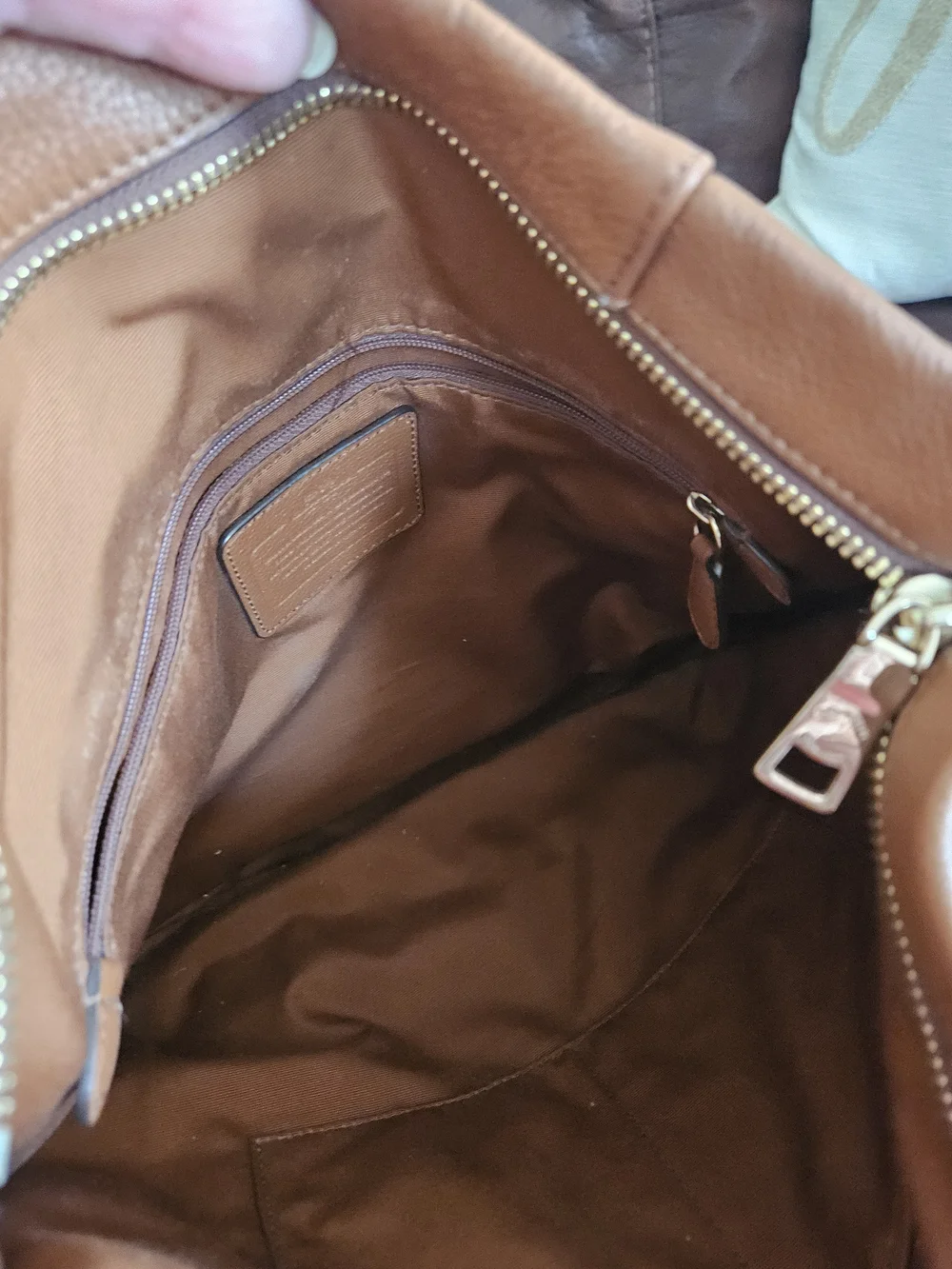 Coach genuine leather